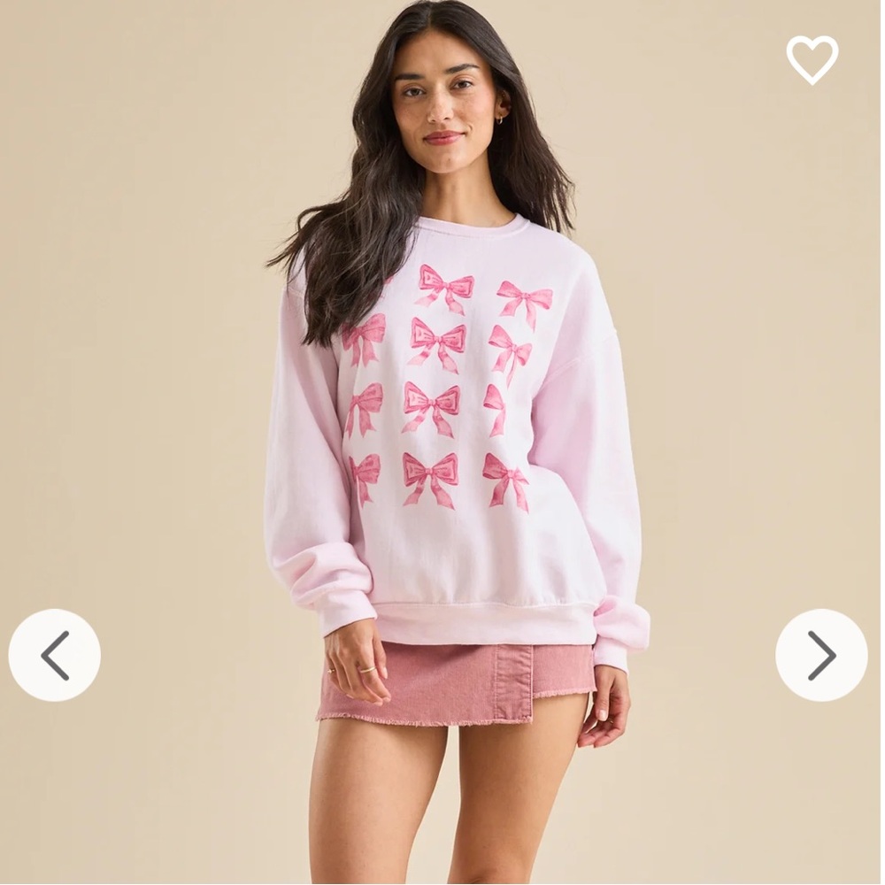 Altar’d State Bow Graphic Sweatshirt